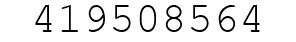 Number 419508564.