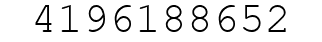 Number 4196188652.