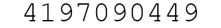 Number 4197090449.
