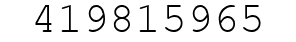 Number 419815965.