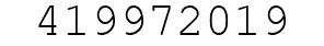 Number 419972019.