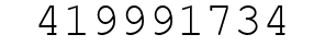 Number 419991734.