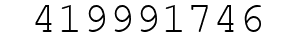 Number 419991746.