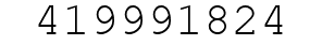 Number 419991824.