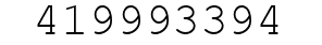 Number 419993394.