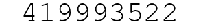 Number 419993522.