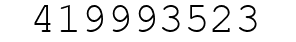 Number 419993523.
