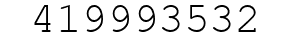Number 419993532.