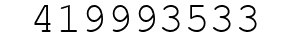 Number 419993533.