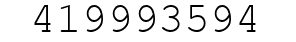 Number 419993594.