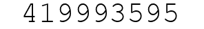 Number 419993595.