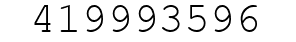 Number 419993596.