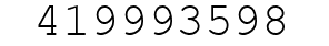 Number 419993598.