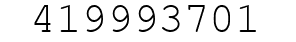 Number 419993701.