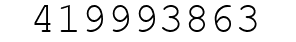Number 419993863.