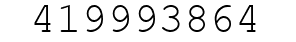 Number 419993864.