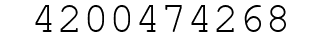 Number 4200474268.