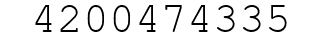 Number 4200474335.