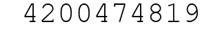 Number 4200474819.