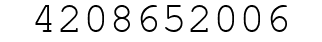 Number 4208652006.