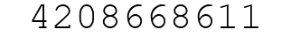 Number 4208668611.