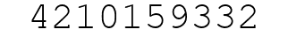 Number 4210159332.