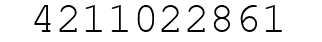 Number 4211022861.