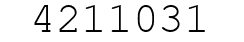 Number 4211031.