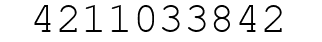 Number 4211033842.