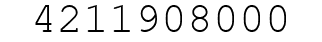 Number 4211908000.