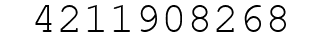Number 4211908268.