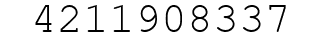 Number 4211908337.