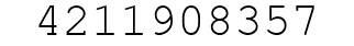 Number 4211908357.