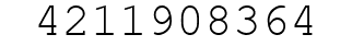 Number 4211908364.