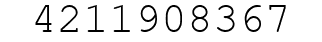 Number 4211908367.