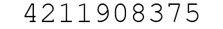 Number 4211908375.