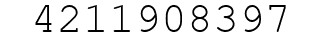 Number 4211908397.