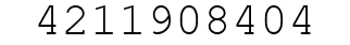 Number 4211908404.