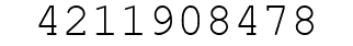 Number 4211908478.
