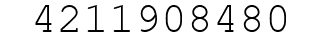 Number 4211908480.