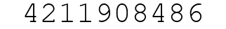 Number 4211908486.