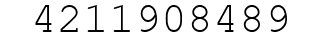 Number 4211908489.