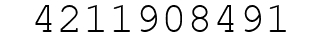 Number 4211908491.