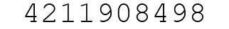 Number 4211908498.