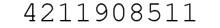 Number 4211908511.