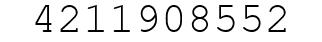 Number 4211908552.