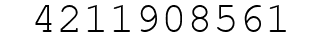 Number 4211908561.