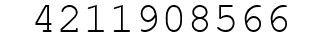 Number 4211908566.