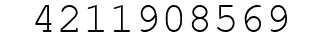 Number 4211908569.
