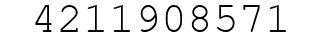 Number 4211908571.